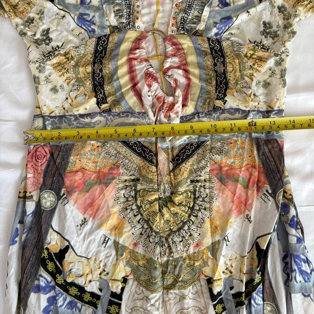 NWOT Camilla Round Echoes of Erhu Maxi Dress S M - Picture 12 of 16
